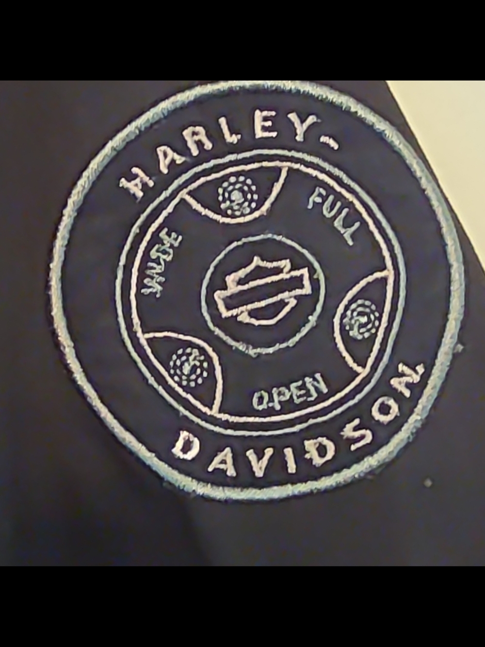 Harley-Davidson Black Men’s Casual Button-Down Shirt with Embroidered Logo - Picture 6 of 9